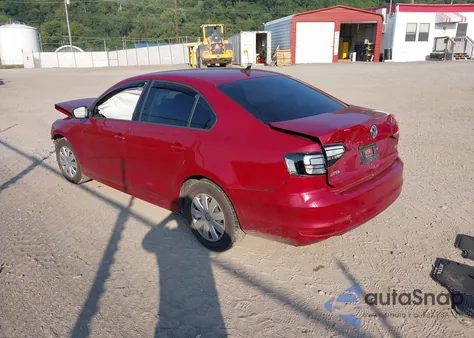 2016 Volkswagen Jetta 1.4T S из США, поврежденный, VIN 3VW267AJ7GM292113